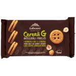 Biscotti Galbusera - Cereali G - Frollini Integrali con Crema Gianduia Nero - 160 g